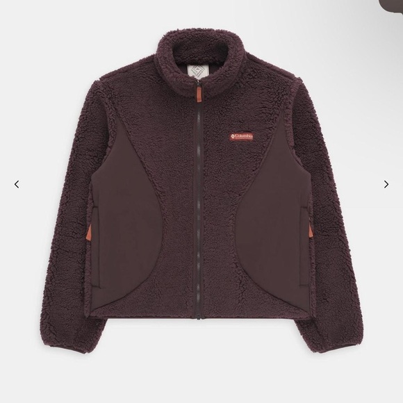 Madhappy Jackets & Blazers - Columbia x Madhappy - Plush Sherpa Jacket - size medium, unisex! NWT 🧸🤎💜